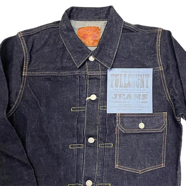 フルカウントデニムジャケット2107 size40 FULLCOUNT フルカウント FULL COUNT デニムジャケット 2107XXW (15.5oz