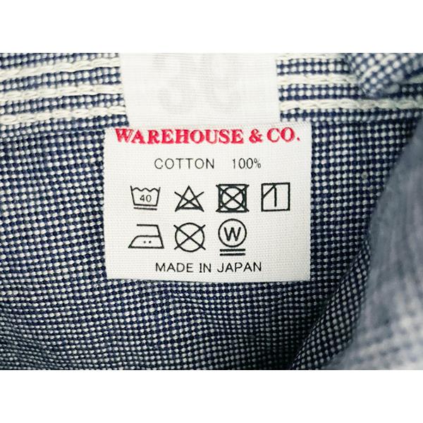WAREHOUSE（ウエアハウス） カバーオール Lot 2195 INDIGO PINCHECK