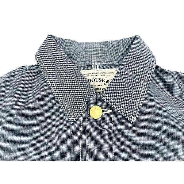 WAREHOUSE（ウエアハウス） カバーオール Lot 2195 INDIGO PINCHECK