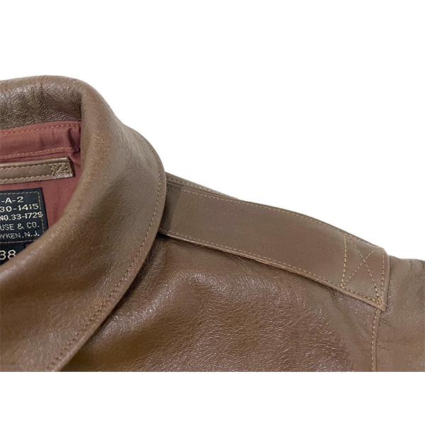 ウエアハウス WAREHOUSE レザージャケット Lot 2232 WERBER LEATHER COAT CO. TYPE A-2 JACKET ORDER NO. 33-1729 フライト アウター ミリタリー アメカジ | WAREHOUSE | 11