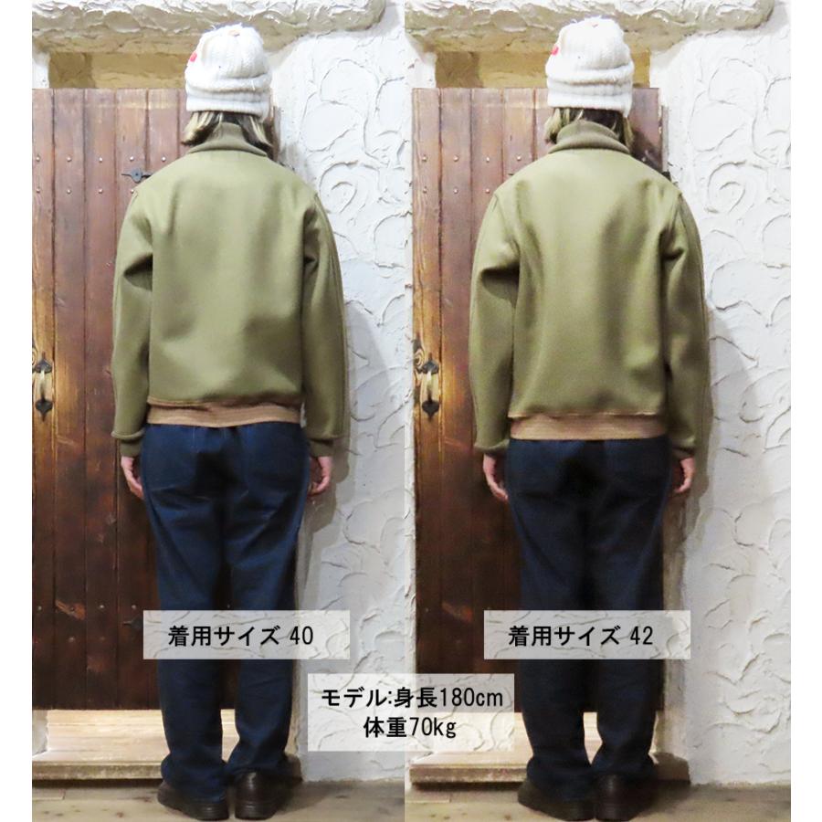 ウエアハウス WAREHOUSE ウールジャケット Lot 2233 A-1 WOOL JACKET アウター メルトン グリーン ミリタリー アメカジ ヴィンテージ メンズ 2025年 新作 | WAREHOUSE | 06
