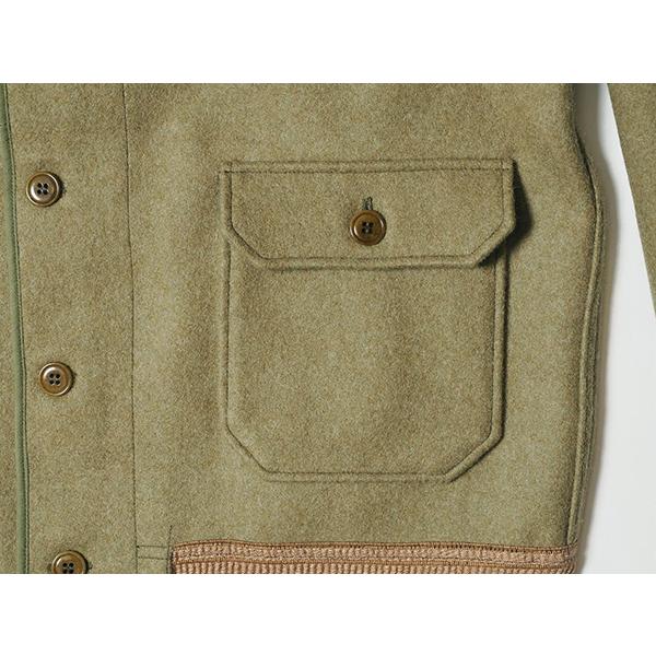 ウエアハウス WAREHOUSE ウールジャケット Lot 2233 A-1 WOOL JACKET アウター メルトン グリーン ミリタリー アメカジ ヴィンテージ メンズ 2025年 新作 | WAREHOUSE | 10
