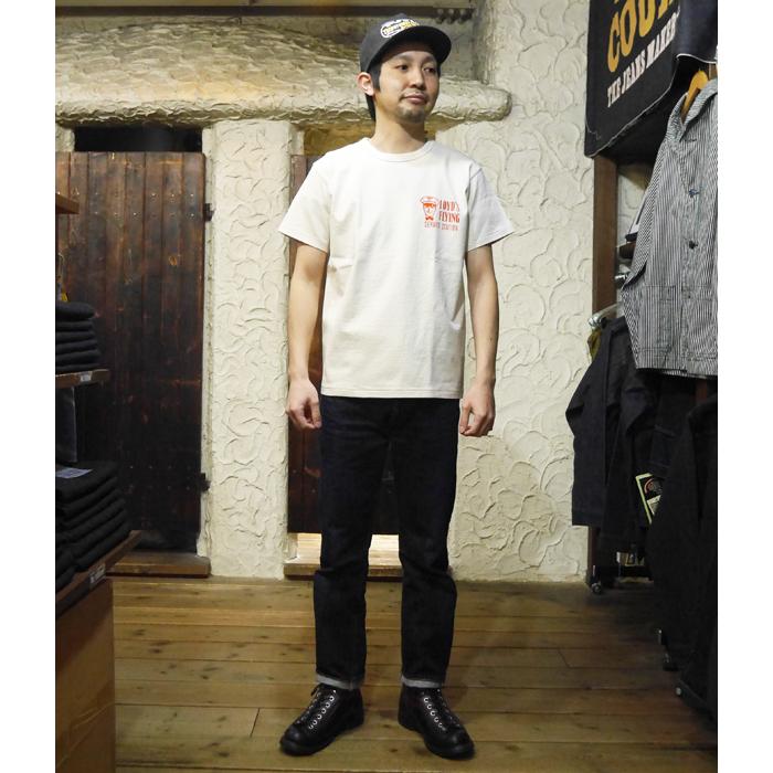 Pherrow's フェローズ Tシャツ 22S-PMT3 プリント 半袖 ロゴT