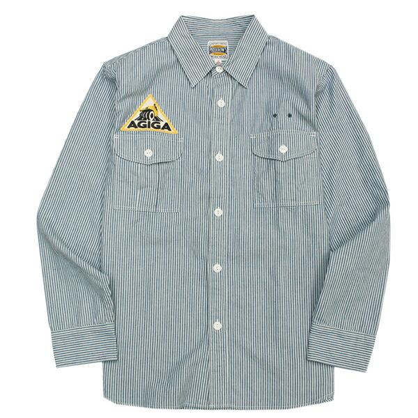 Pherrow's（フェローズ） ワークシャツ 22W-760WS-P 長袖 インディゴ