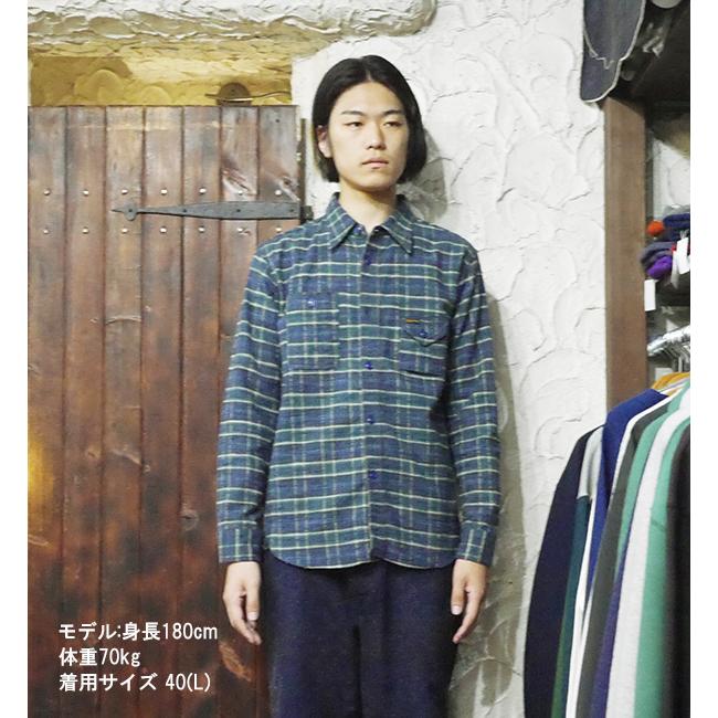 Pherrow's（フェローズ） ライトネルシャツ 24W-750WS-C チェック