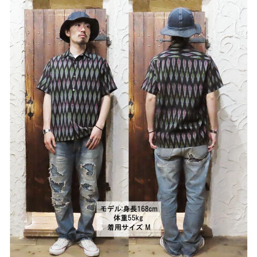 Pherrow's フェローズ オープンカラーシャツ 25S-HANDMADE