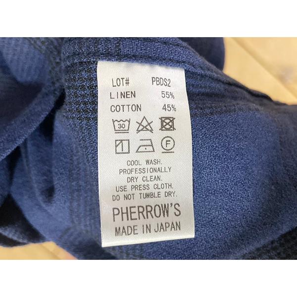 Pherrow's フェローズ ボタンダウンシャツ 25S-PBDS2 半袖
