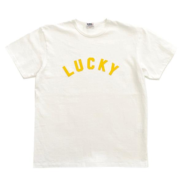 Pherrow's フェローズ Tシャツ 25S-PTP1 LUCKY ロゴT 半袖