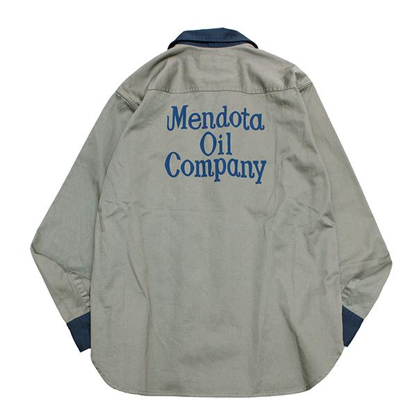 Pherrow's フェローズ ワークシャツ 25S-PTWS1 プリント 長袖