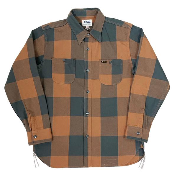 Pherrow's フェローズ ヘビーネル シャツ 25W-720WS-C チェック