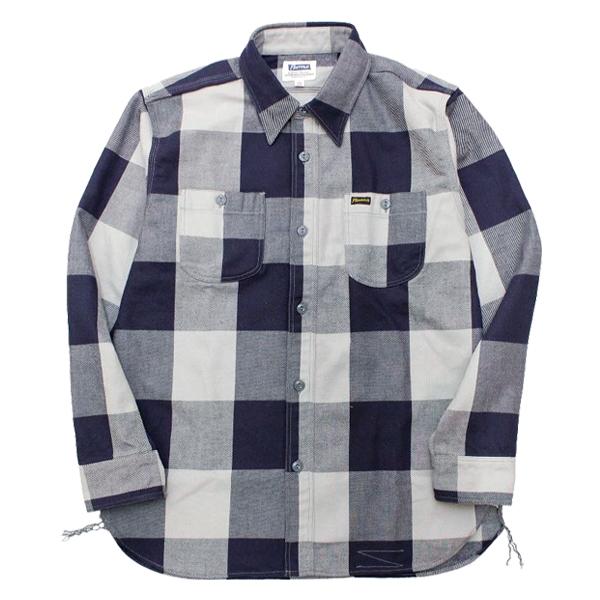 【美品】Pherrows フランネルシャツ Mサイズ相当 Pherrow's（フェローズ） ヘビーネル シャツ 25W-720WS-C チェック