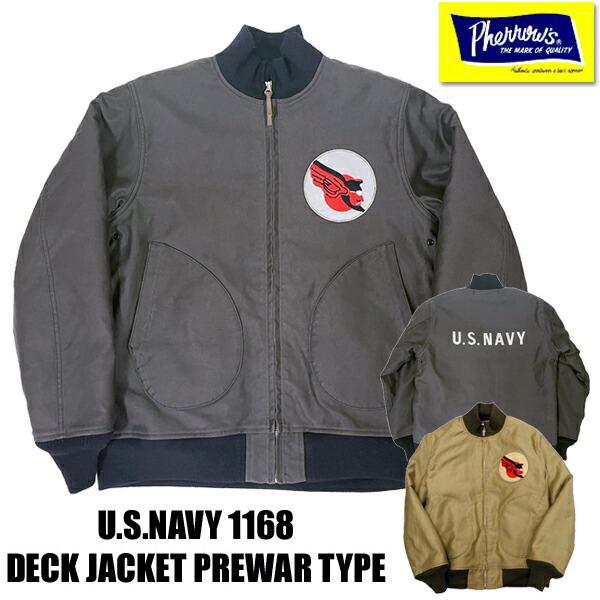 Pherrow's（フェローズ） デッキジャケット 25W-P1168DJD (Deco.) USN