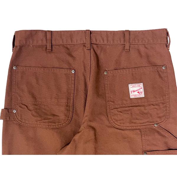 『フェローズ』ブラウン ワークパンツ Pherrow's（フェローズ） ダックパンツ 25W-PDNP1 ワークパンツ