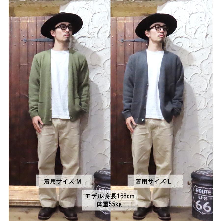 Pherrow's（フェローズ） モヘアニット 25W-PMSC1 カーディガン 起毛