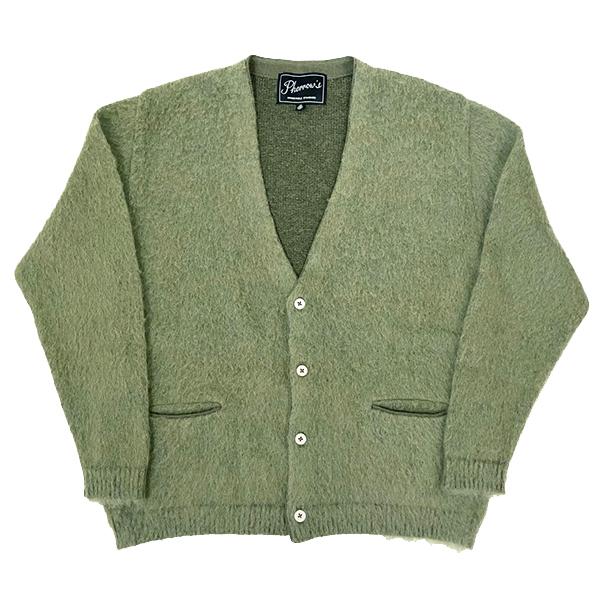 Pherrow's（フェローズ） モヘアニット 25W-PMSC1 カーディガン 起毛
