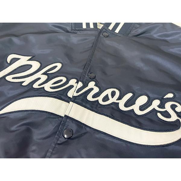 Pherrow's スタジャン ネイビー/ホワイト S 楽天市場】PHERROW'S フェローズ スタジャン メンズ ベースポール