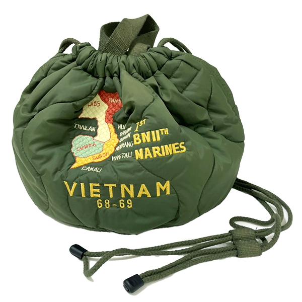 フェローズ Pherrow's スーベニアバッグ 25W-PSVB2 斜め掛け 2WAY 鞄 ベトナム ロゴ 中綿 キルティング アメカジ ショルダーストラップ メンズ 新作 2025年 | Pherrow's | 08