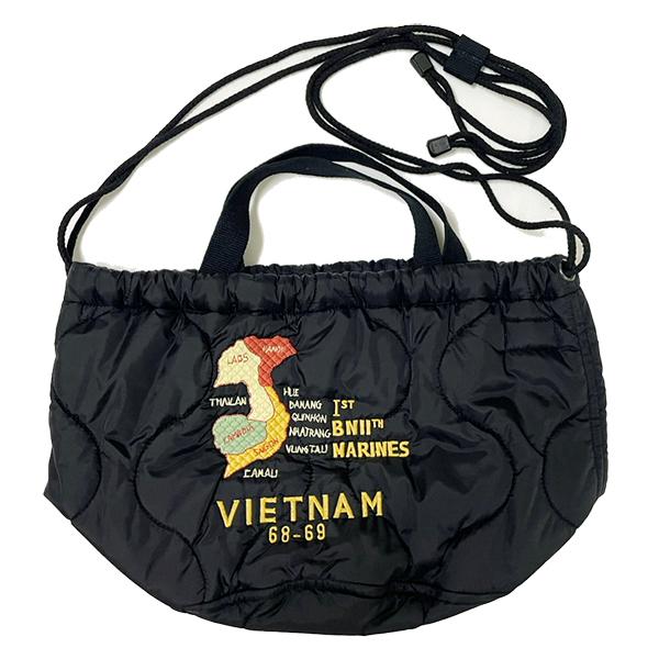 フェローズ Pherrow's スーベニアバッグ 25W-PSVB2 斜め掛け 2WAY 鞄 ベトナム ロゴ 中綿 キルティング アメカジ ショルダーストラップ メンズ 新作 2025年 | Pherrow's | 12