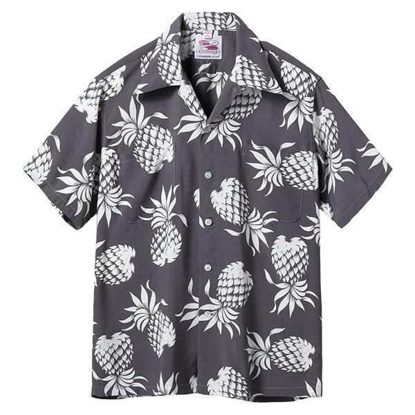 【値下げ】Duke Kahanamoku アロハシャツ パイナップル柄 M DUKE KAHANAMOKU デューク・カハナモク アロハシャツ DK36201 半袖