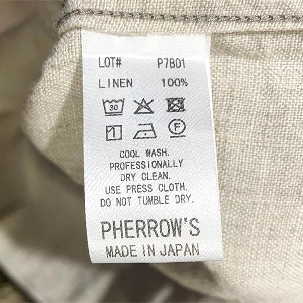 Pherrow's（フェローズ） ボタンダウンシャツ 26S-P7BD1 七分袖 BD