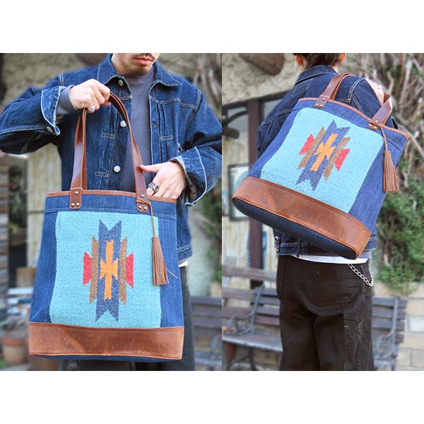 Pherrow's（フェローズ） トートバッグ 26S-PIG1 デニム バッファロー