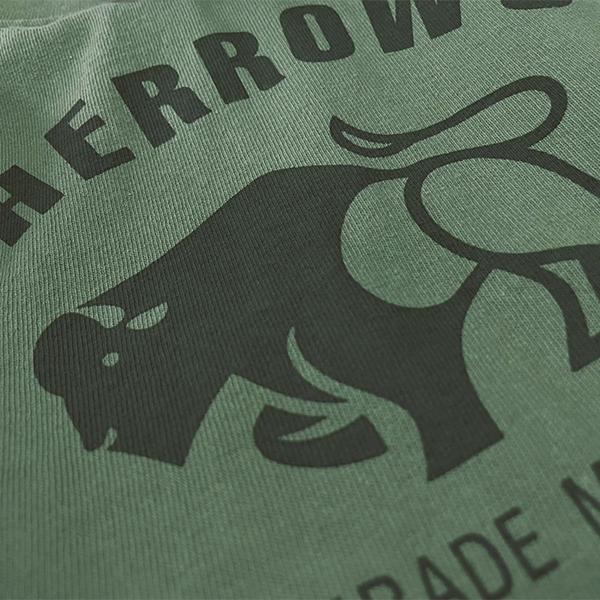 フェローズ Pherrow's ロンT PLT2 2026年 新色 長袖 Tシャツ バッファロー プリント カットソー 綿 クルー トップス ロゴT ヴィンテージ アメカジ メンズ | Pherrow's | 05