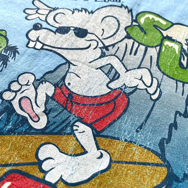は*す様 50〜60's vintage ジップ Tシャツ 襤褸の美学 鬼フェー ゲゲゲの鬼太郎抜染スラブTEE TYEP2 – HiKESHi SPiRiT(火消魂)