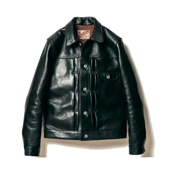 Y'2 LEATHER ワイツーレザー Gジャン EB-140 ECO HORSE 1st Type JACKET エコホース レザージャケット 馬革 本革 アウター アメカジ バイカー メンズ |  | 03