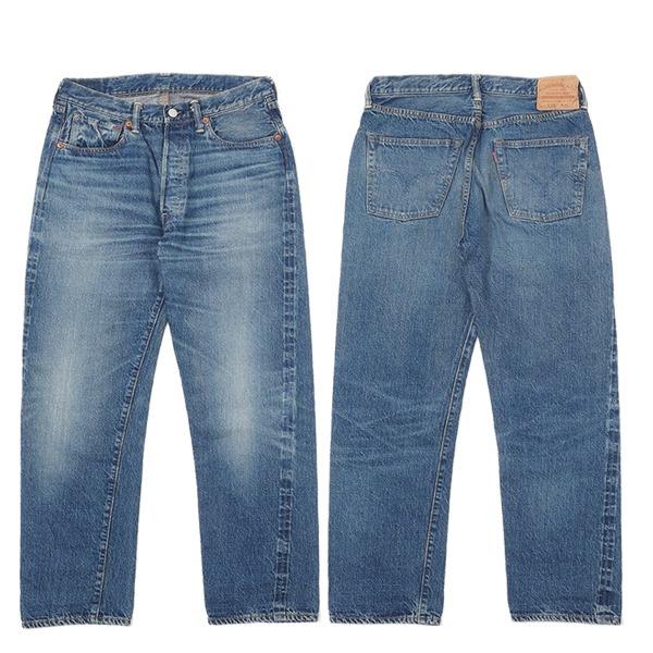 ウエアハウス1101 セコハン ヴィンテージ加工デニム ジーンズ WAREHOUSE & CO. / 2ND-HAND 1101 (USED WASH) - WAREHOUSE＆CO.