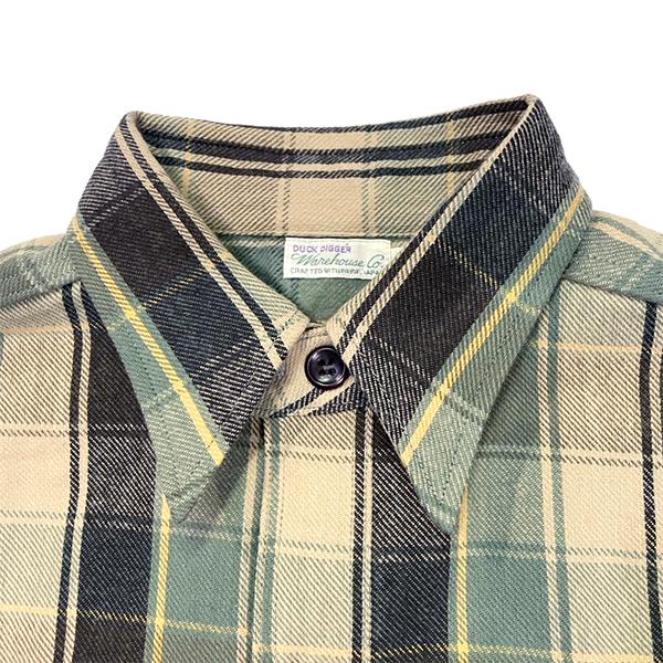 WAREHOUSE（ウエアハウス） ネルシャツ Lot 3022 H柄 FLANNEL SHIRTS