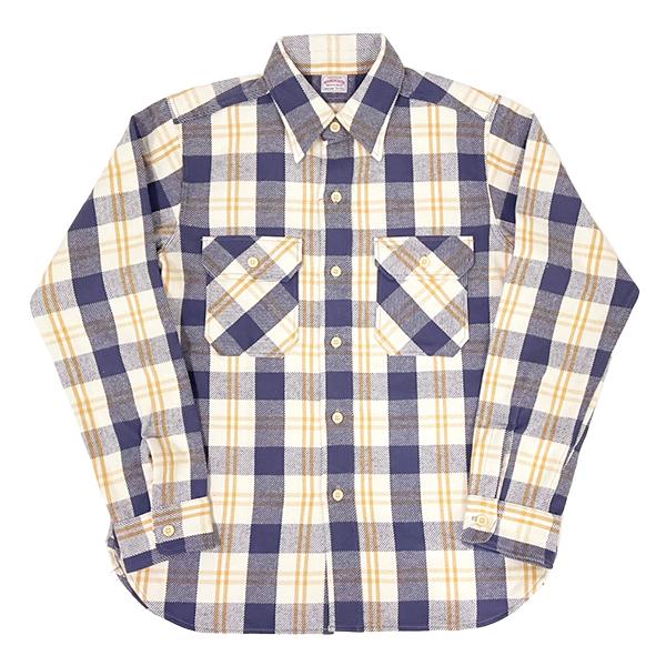 WAREHOUSE フランネルネルシャツ Lサイズ WAREHOUSE（ウエアハウス） ネルシャツ Lot 3104 FLANNEL SHIRTS B柄