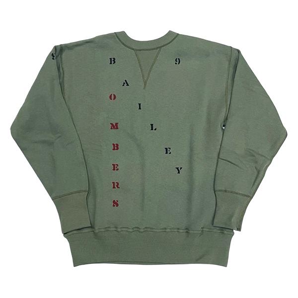 ウエアハウス WAREHOUSE スウェット Lot 401 BAILEY 両面 多色プリント ロゴ セットインスリーブ トレーナー トップス 裏起毛 吊り編み 両V アメカジ メンズ | WAREHOUSE | 08