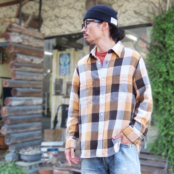 フルカウント FULLCOUNT ネルシャツ 4106 Original Cotton Check Flannel Work Shirt ブロックチェック 長袖 アメカジ メンズ | FULLCOUNT | 03
