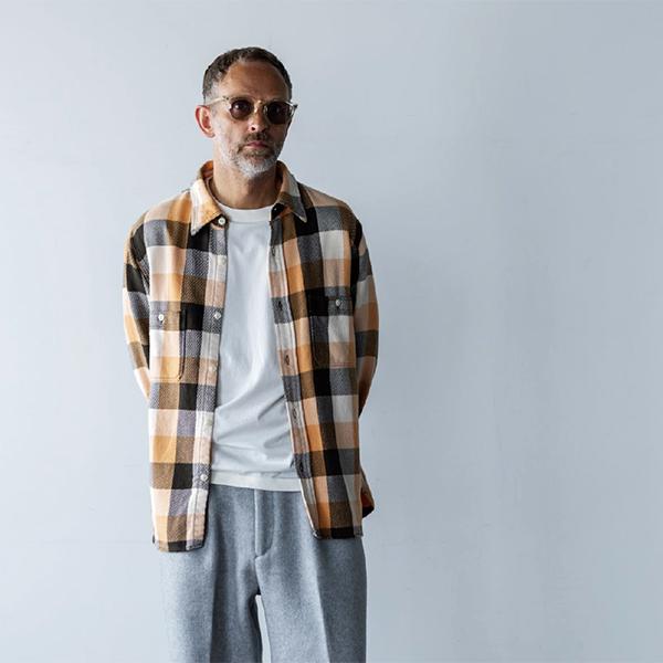 フルカウント FULLCOUNT ネルシャツ 4106 Original Cotton Check Flannel Work Shirt ブロックチェック 長袖 アメカジ メンズ | FULLCOUNT | 05