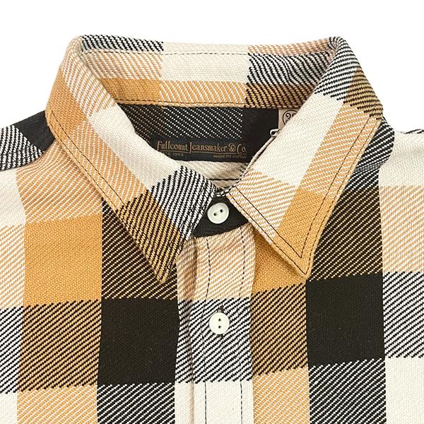 フルカウント FULLCOUNT ネルシャツ 4106 Original Cotton Check Flannel Work Shirt ブロックチェック 長袖 アメカジ メンズ | FULLCOUNT | 11