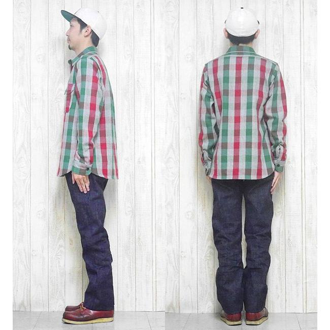 フェローズ Pherrow's デニム ジーンズ 421SW ストレート スターチドウォッシュ ジーパン ボトム ヴィンテージ アメカジ メンズ | Pherrow's | 03