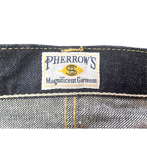 フェローズ Pherrow's デニム ジーンズ 421SW ストレート スターチドウォッシュ ジーパン ボトム ヴィンテージ アメカジ メンズ | Pherrow's | 18
