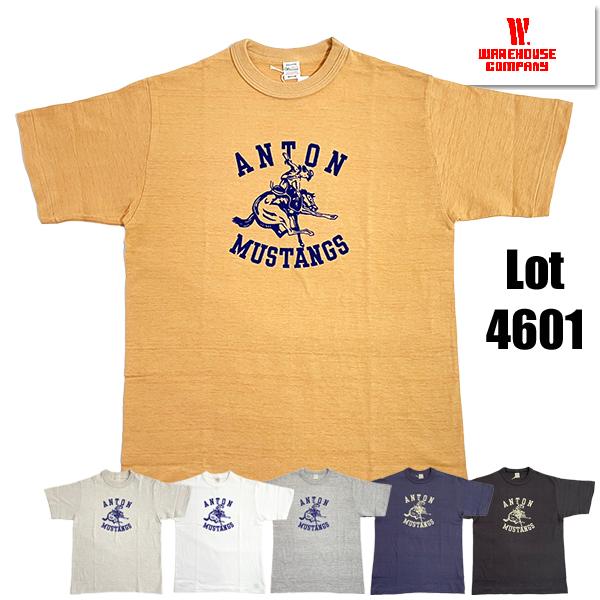 ウエアハウス WAREHOUSE Tシャツ Lot 4601 ANTON 半袖 カウボーイ フロッキー プリント アメカジ メンズ 正規品 | WAREHOUSE