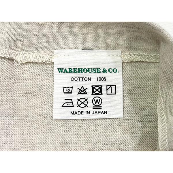 ウエアハウス WAREHOUSE Tシャツ Lot4601 ARAB 半袖 両面 ステンシル プリント TEE シャドウボーダー 未洗い ロゴ 綿 アメカジ メンズ 2025年 春夏 新作 | WAREHOUSE | 17