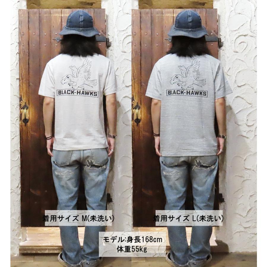 WAREHOUSE ウエアハウス Tシャツ Lot 4601 PLAINVILLE 半袖 鷹