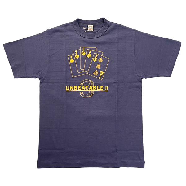ウエアハウス WAREHOUSE Tシャツ Lot 4601 UNBEATABLE トランプ 半袖 プリント 未洗い アメカジ メンズ 正規品 | WAREHOUSE | 19