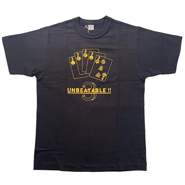 ウエアハウス WAREHOUSE Tシャツ Lot 4601 UNBEATABLE トランプ 半袖 プリント 未洗い アメカジ メンズ 正規品 | WAREHOUSE | 21