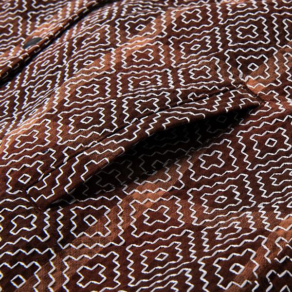 ステュディオ・ダルチザン STUDIO D’ARTISAN コーチジャケット 4618 柿渋野良着刺し子 綿 職人技 スラブ糸 ワーク メンズ アメカジ 2025年 新作 日本製 | STUDIO D'ARTISAN | 06