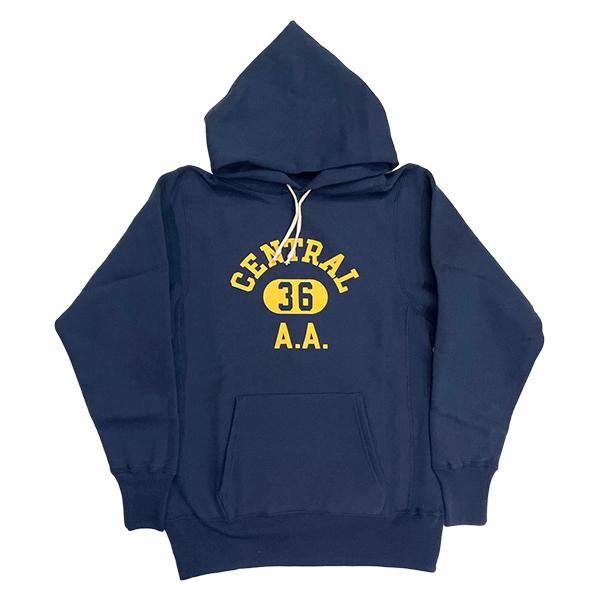 ウエアハウス WAREHOUSE リバースウィーブ スウェット Lot 484 CENTRAL パーカー フード ミリタリー 裏起毛 綿 未洗い ヴィンテージ アメカジ 正規品 メンズ | WAREHOUSE | 03