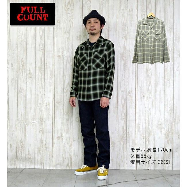 FULLCOUNT フルカウント FULL COUNT シャツ 4995 シャツ 長袖 レーヨン 