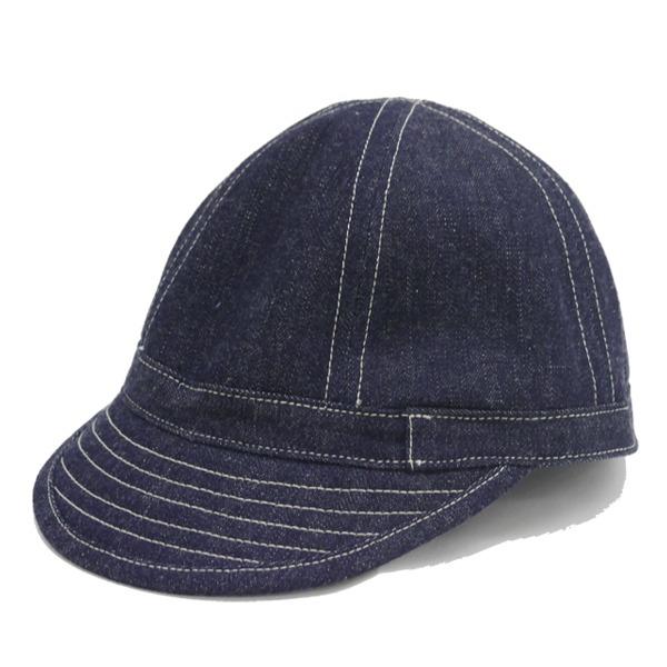 ウエアハウス WAREHOUSE 帽子 デニムキャップ Lot 5242 DENIM CAP ベースボールキャップ ミリタリー ヴィンテージ デイジーメイハット 米軍 メンズ インディゴ｜ragtim-store｜05