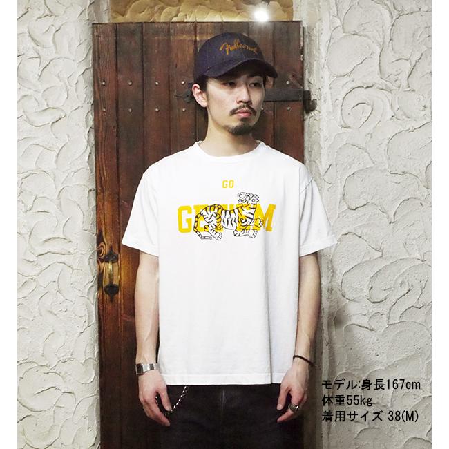 フルカウント FULL COUNT Tシャツ 5500PT-8 GO GET’EM 半袖 プリント ロゴ カットソーTEE 綿100％ コットン BD糸 メンズ アメカジ 日本製 2024年 春夏 新作｜ragtim-store｜05