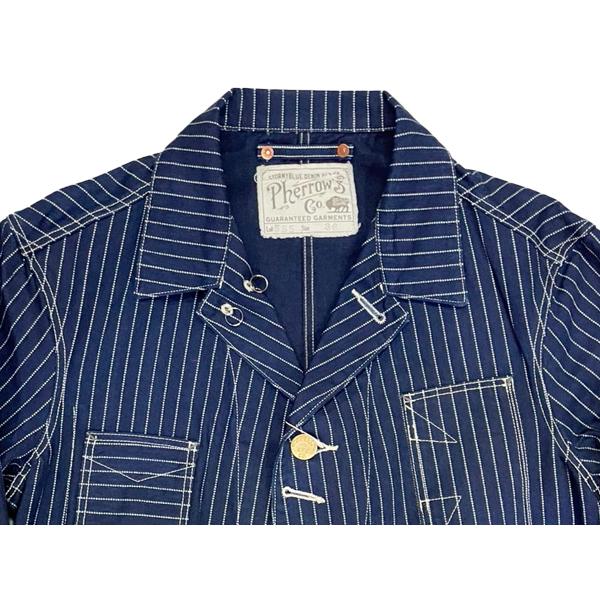 Pherrow's（フェローズ） カバーオール 555CA ウォバッシュ ストライプ