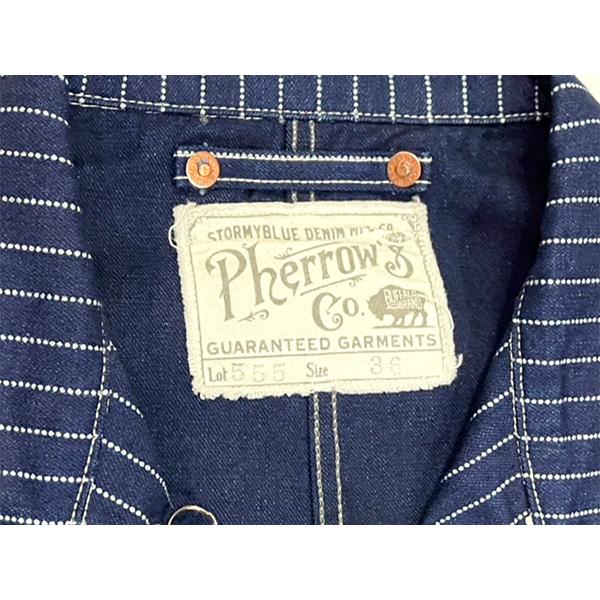 Pherrow's フェローズ カバーオール 555CA ウォバッシュ ストライプ
