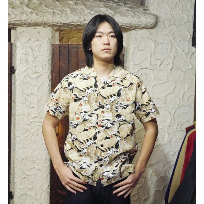 ステュディオ・ダルチザン STUDIO D'ARTISAN 5691 百豚 アロハシャツ